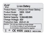 Batería externa 36V 12,8 Ah [Ewheel] 3