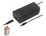 Cargador 48v (salida 54,6v) 2A conector DC 5,5x2,5mm