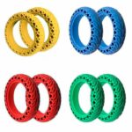 Rueda maciza 8.5×2 – Modelo V3 – Colores Verde, Rojo, Azul y Amarillo