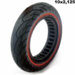 Rueda maciza ultraligera 10×2.125 – Línea roja
