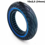 Rueda maciza ultraligera 10×2.5 – Linea azul (llantas de 34mm)