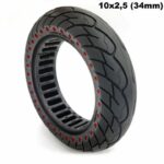 Rueda maciza ultraligera 10×2.5 – puntos rojos (llantas de 34mm)
