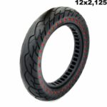 Rueda maciza ultraligera 12×2.125 - puntos rojos