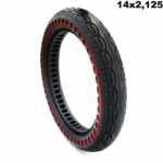 Rueda maciza ultraligera 14×2,125 - puntos rojos
