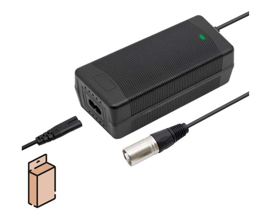 Cargador 36V 2A conector XLR Cargador 36V 2A conector XLR