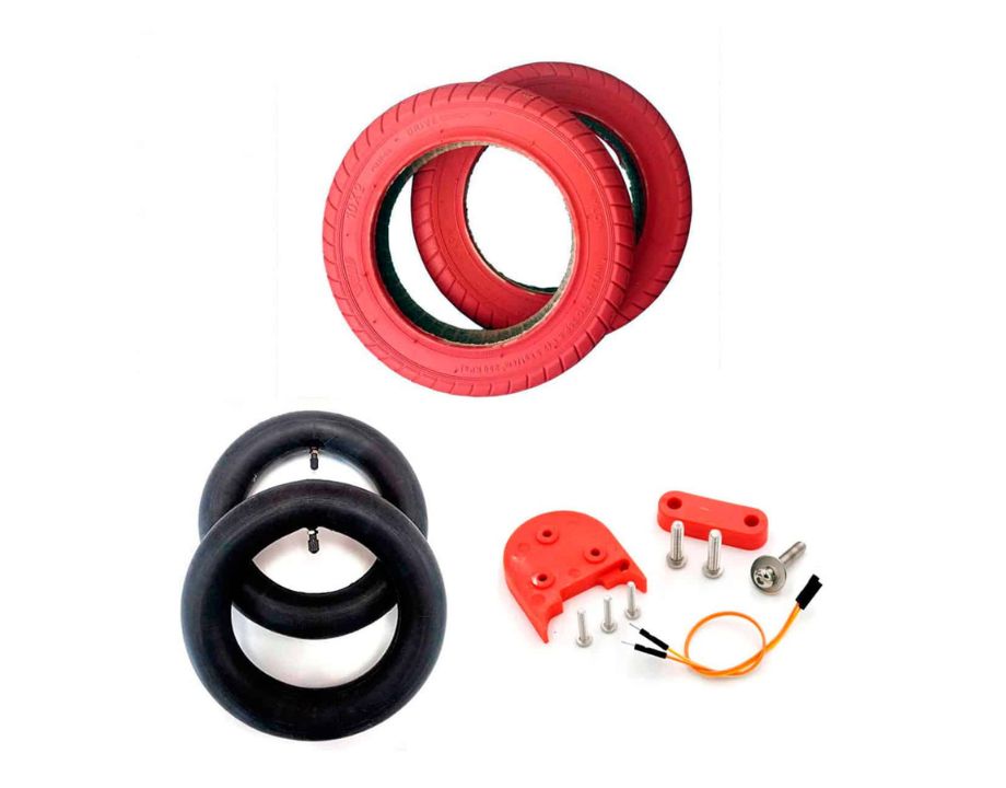 Kit de ruedas de 10 pulgadas para Xiaomi – Wanda roja