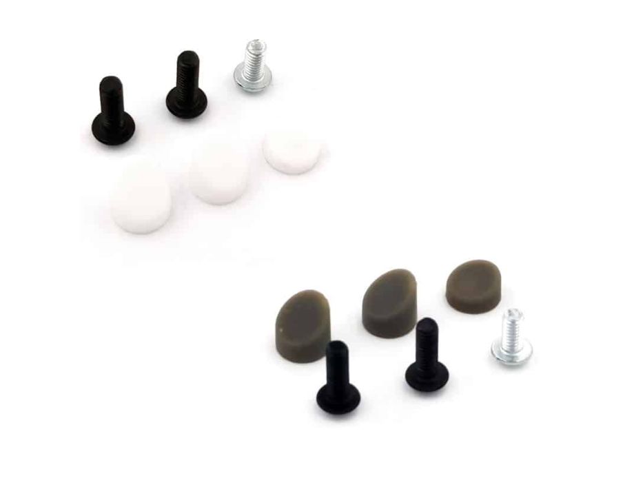 Tapón de goma para guardabarros trasero. Pack de 3 tapones Xiaomi 1S, Essential, Pro2 – Color Blanco y negro Tapón de goma para guardabarros trasero. Pack de 3 tapones Xiaomi 1S, Essential, Pro2 – Color Blanco y negro