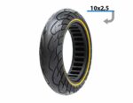 Rueda maciza ultraligera 10×2,5 – Línea amarilla (llantas de 44mm)