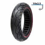 Rueda maciza ultraligera 10×2,5 – Línea roja (llantas de 44mm)