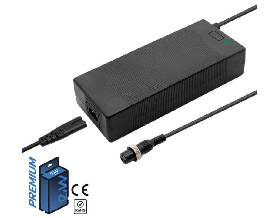 Cargador premium 52V 2A conector GX16 – válido para Dualtron MINI antiguo Cargador premium 52V 2A conector GX16 – válido para Dualtron MINI antiguo