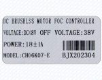 Controladora 48V 18A M6 3