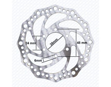 Disco de freno R6.2 (Interior círculo) – 140mm 2