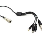 Cable conversor GX16 a DC5,5mm/DC8mm/XLR/GX12