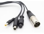 Cable conversor GX16 a DC5,5mm/DC8mm/XLR/GX12 4