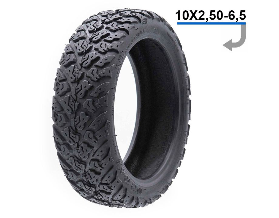 Cubierta tubeless offroad 10×2,5-6,5 Cubierta tubeless offroad 10×2,5-6,5