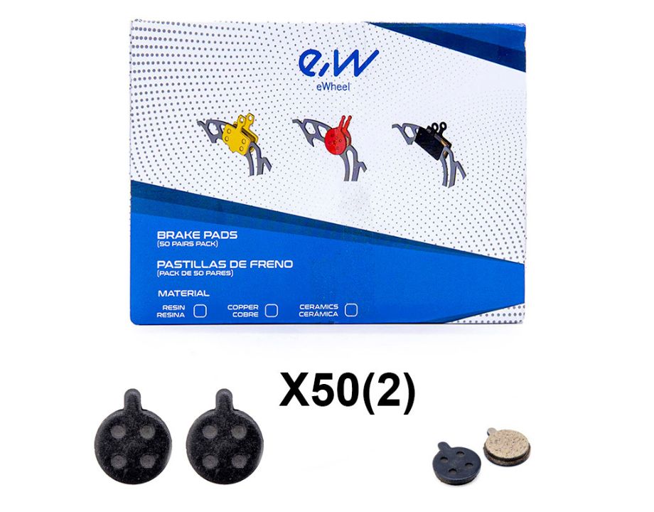 Pastillas de freno Xiaomi 1S:Pro:2:Essential resina (pack de 50 pares) Pastillas de freno Xiaomi 1S/Pro/2/Essential resina (pack de 50 pares)