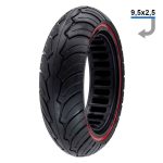 Rueda maciza ultraligera 9,5 x 2,5 – Línea roja (Especial NIU)