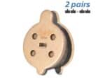 Pastilla de freno con tetón para NIU CT001-S – Sinterizada Juego de 2