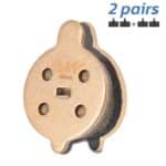 Pastilla de freno con tetón para NIU CT001-S – Sinterizada Juego de 2