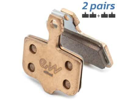 Pastilla de freno rectangular con tetón RT002 – Sinterizada Juego de 2