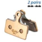 Pastilla de freno rectangular con tetón RT006-S – Sinterizada Juego de 2