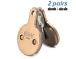Pastilla de freno redonda con tetón CT009-S – Sinterizada Juego de 2