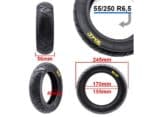 Cubierta tubeless radial E-Fire 55/250-6 (10x2,125-6) [PMT] 5