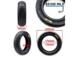Cubierta tubeless radial E-Fire 65/250-6 (10x2,50-6) [PMT] 5