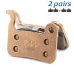 Pastilla de freno RS001-2 sinterizada para pinza Xtech - Juego de 2