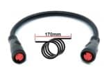 Conector adaptador waterproof 2 pines hembra-hembra 2