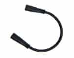 Conector adaptador waterproof 3 pines hembra-hembra 4