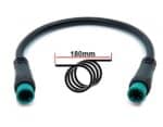 Conector adaptador waterproof 5 pines macho-macho 2