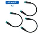 Conector adaptador waterproof 5 pines macho-macho 3