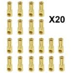 Conector banana 5,5mm 20 uds macho para Dualtron