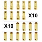 Conector banana 5,5mm para Dualtron - 10 Macho y 10 Hembra