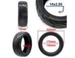 Cubierta tubeless 10×2,5-6 [CST] 2