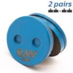 Pastilla de freno CS001-C cerámica redonda sin tetón 20mm para Xiaomi - 2 juegos [Ewheel]