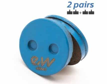 Pastilla de freno CS001-C cerámica redonda sin tetón 20mm para Xiaomi - 2 juegos [Ewheel]