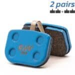 Pastilla de freno RS003-C cerámica rectangular sin tetón - 2 juegos [Ewheel]