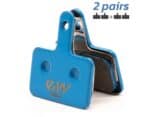 Pastilla de freno RT004-C cerámica rectangular con tetón- 2 juegos [Ewheel]