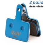Pastilla de freno RT004-C cerámica rectangular con tetón- 2 juegos [Ewheel]
