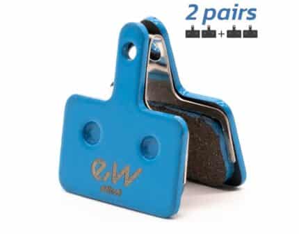 Pastilla de freno RT004-C cerámica rectangular con tetón- 2 juegos [Ewheel]