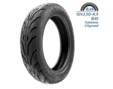 Cubierta tubeless cityroad 10X2,50-6,5/B45 [Ewheel]