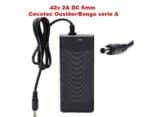 Cargador 36V (salida 42v) 2A conector DC 5mm para Cecotec Ousider/Bongo serie A