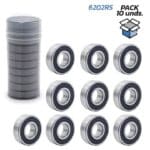 Cojinete sellado grado P6 – 6202RS (10 uds)
