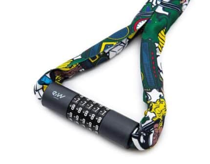 Candado de contraseña EWLK022 funda tela grafiti 2