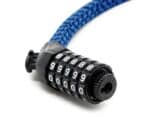 Candado de contraseña EWLK025 funda nylon azul 4