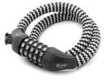 Candado de contraseña EWLK025 funda nylon blanco 3