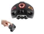 Casco CP04 negro con intermitente 3