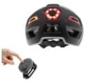 Casco CP04 negro con intermitente 4